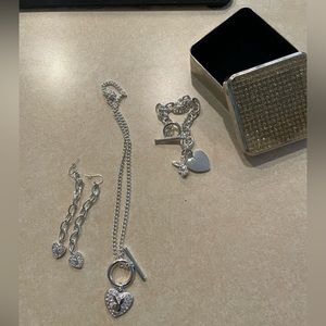 playboy necklace,earring and bracelet.